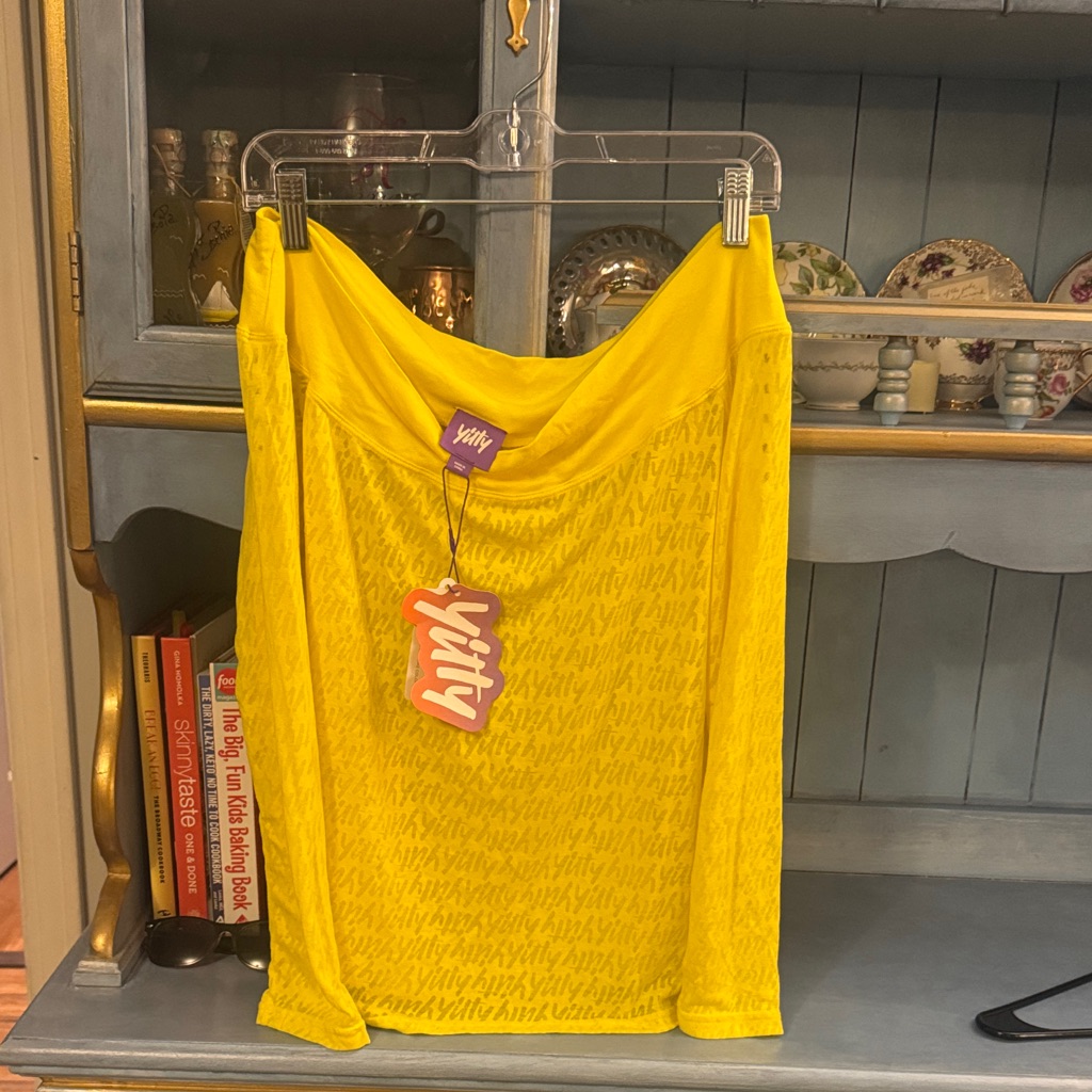 Yitty Bright Yellow Mini Skirt